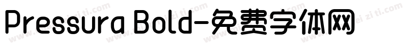 Pressura Bold字体转换